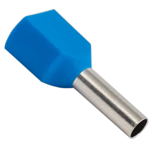 Наконечник штыревой втулочный изолированный двойной EKF НШВИ2 2,5-10 мм2 (50шт)