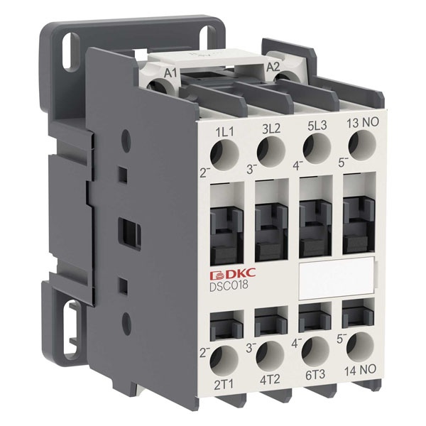 Магнитный контактор DKC YON DSC018 3P 18A 7,5кВт AC3 катушка 220В AC 1НО