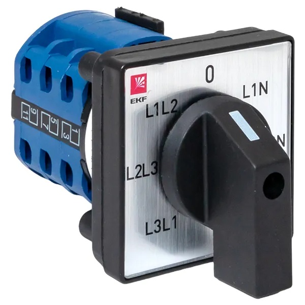 Переключатель кулачковый EKF ПК-1-64 10А для вольтметра IP20