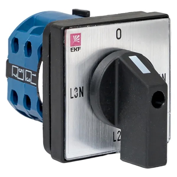 Переключатель кулачковый EKF ПК-1-84 10А 4P для вольтметра (для фазного напряжения) IP20