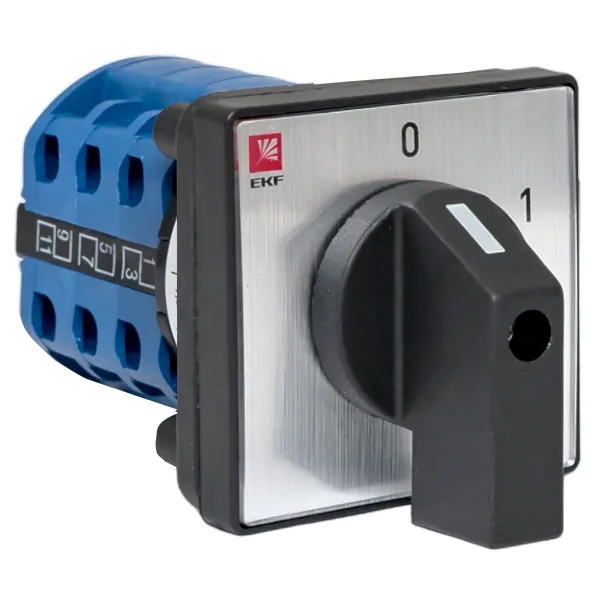 Переключатель кулачковый EKF ПК-1-53 10А 3P 1-2 IP20