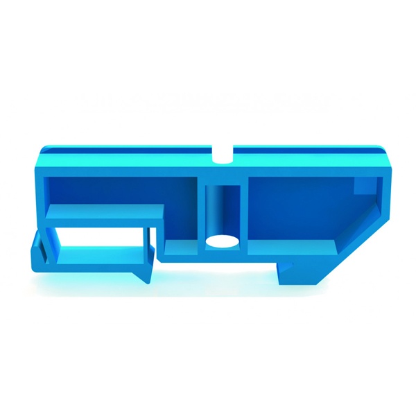 Изолятор DEKraft нулевой шины на DIN-рейку ИД-101 35мм синий