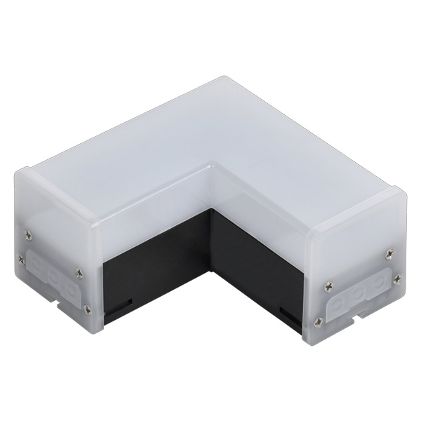 Светильник светодиодный L-образный ИЭК 1010 8Вт 4200K 117х117мм черный