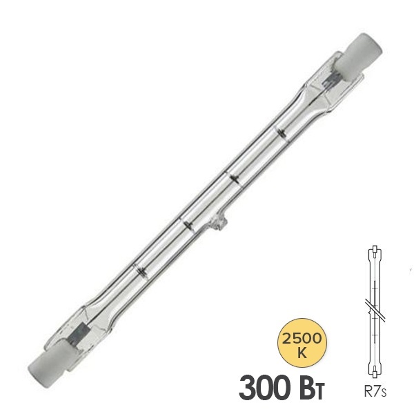 Лампа инфракрасная LightBest IRK 9067 300W 235V R7s