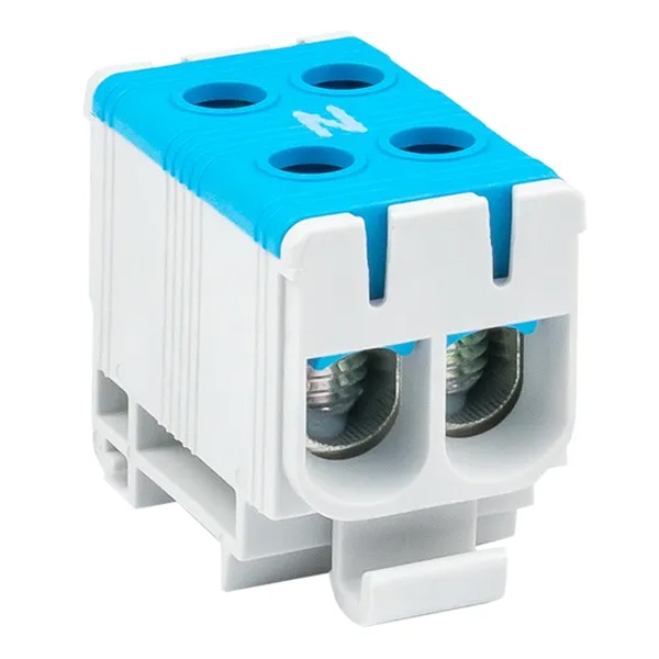 Клемма силовая вводная двойная EKF КСВ 16-50 мм2 160А синяя