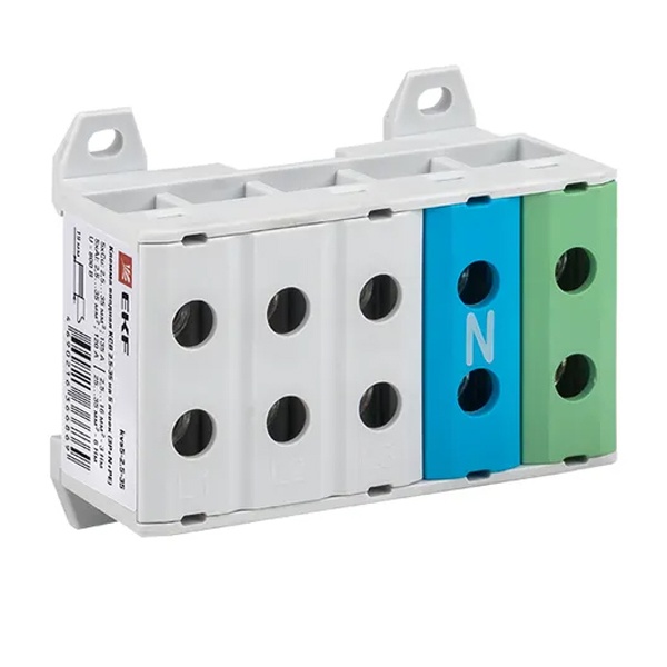 Клемма силовая вводная пятиполюсная EKF КСВ 2.5-35 мм2 135А (3P+N+PE)