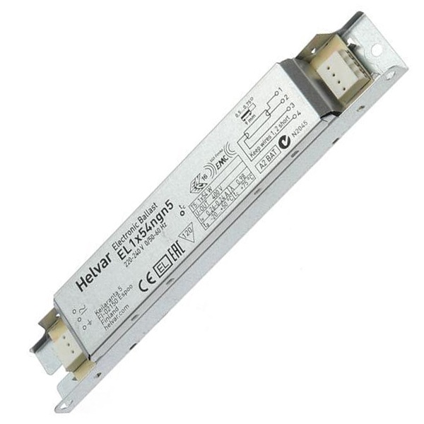ЭПРА Helvar EL1x54ngn5 220V для люминесцентных ламп T5 190x30x21mm