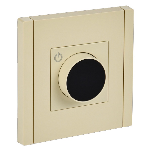 Термостат электронный с индикацией ИЭК FORTE&PIANO FP452 с датчиком 2,4м ваниль