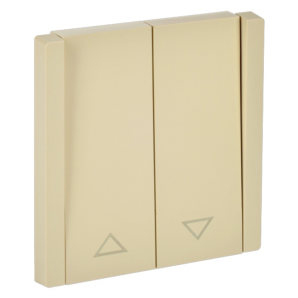 Выключатель жалюзи кнопочный ИЭК FORTE&PIANO FP411 10А ваниль