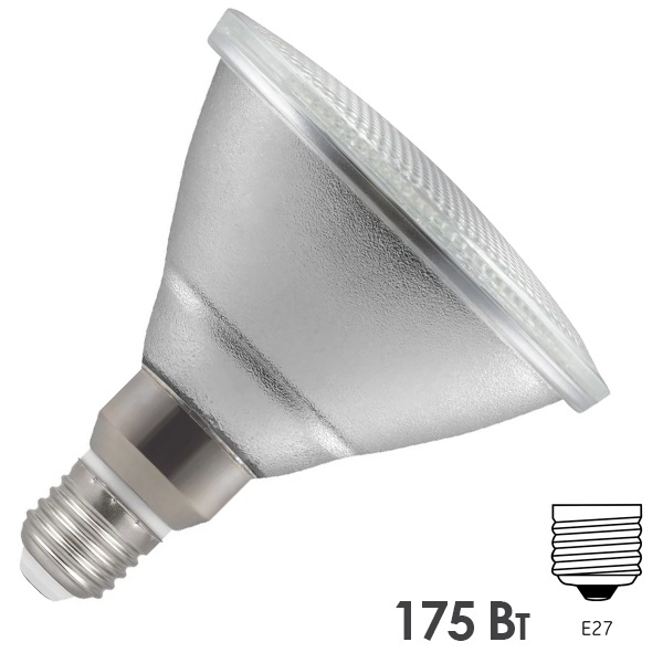 Лампа инфракрасная InterHeat PAR 175W 230V E27 прозрачное стекло