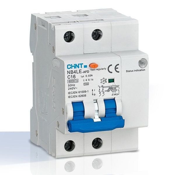 Устройство защиты при дуговом пробое c АВДТ (УЗДП) Chint NB4LE-AFD 2P C16 тип A 30мА