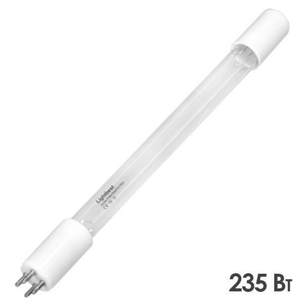 Лампа амальгамная LightBest GPHVA 300/144-U2 235W 1,85A PPFEJP147 (AНЦ 300/144-П2)