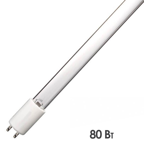 Лампа амальгамная LightBest GPHVA 429D25 80W 2,1A G5,57 25x429mm (SLR 2536, SLF 2836, P-2580W)