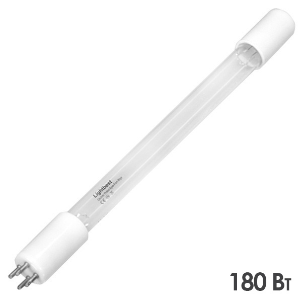 Лампа амальгамная LightBest GPHVA 947T6L/4 180W 2A 4P (G10q) 947x19mm (P-19181eco)