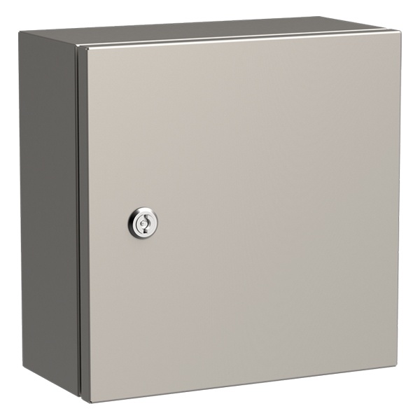 Щит из нержавеющей стали влагозащищенный ИЭК TITAN5 ЩМП 300х300х150мм с монтажной платой IP66