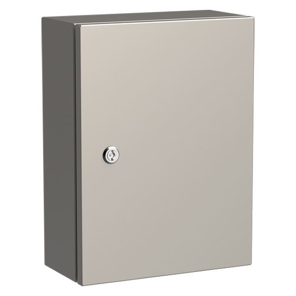 Щит из нержавеющей стали влагозащищенный ИЭК TITAN5 ЩМП 400х300х150мм с монтажной платой IP66