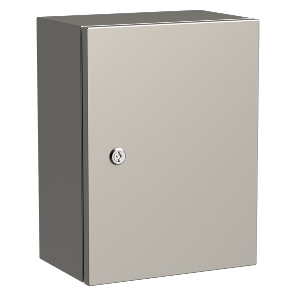 Щит из нержавеющей стали влагозащищенный ИЭК TITAN5 ЩМП 400х300х200мм с монтажной платой IP66