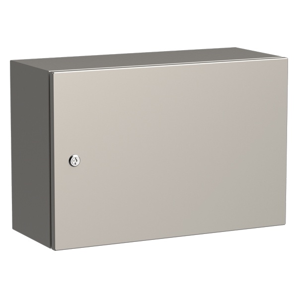 Щит из нержавеющей стали влагозащищенный ИЭК TITAN5 ЩМП 400х600х250мм с монтажной платой IP66