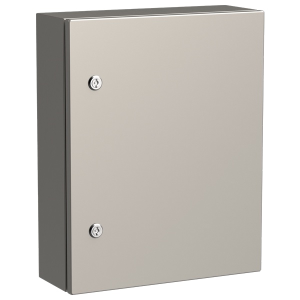 Щит из нержавеющей стали влагозащищенный ИЭК TITAN5 ЩМП 500х400х150мм с монтажной платой IP66