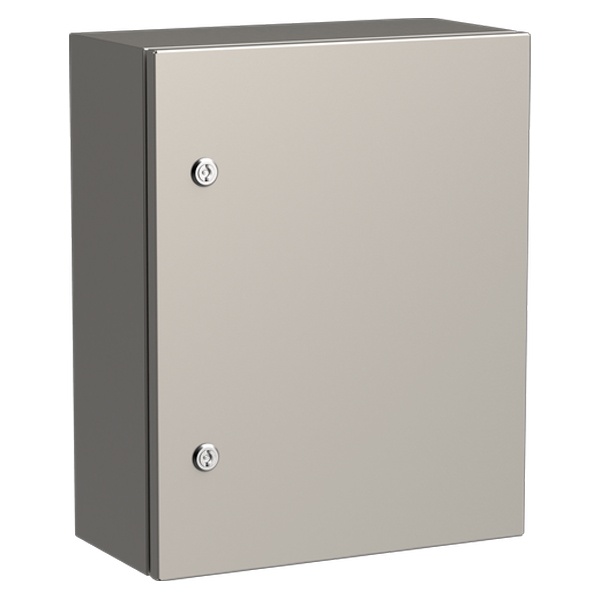 Щит из нержавеющей стали влагозащищенный ИЭК TITAN5 ЩМП 500х400х200мм с монтажной платой IP66