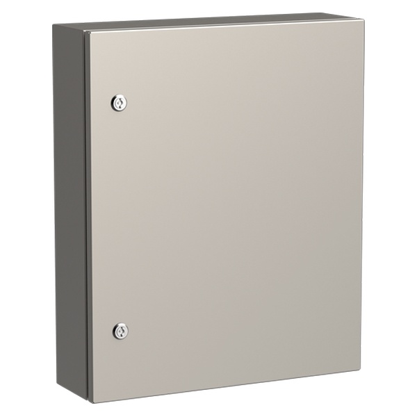 Щит из нержавеющей стали влагозащищенный ИЭК TITAN5 ЩМП 600х400х200мм с монтажной платой IP66