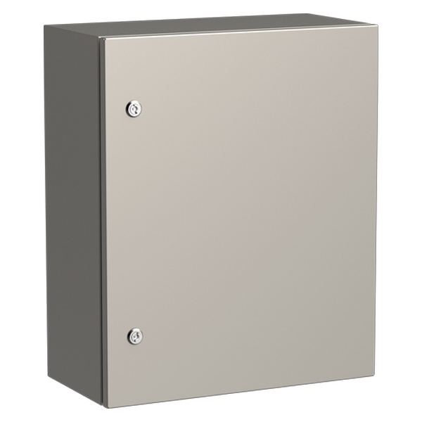 Щит из нержавеющей стали влагозащищенный ИЭК TITAN5 ЩМП 600х500х250мм с монтажной платой IP66