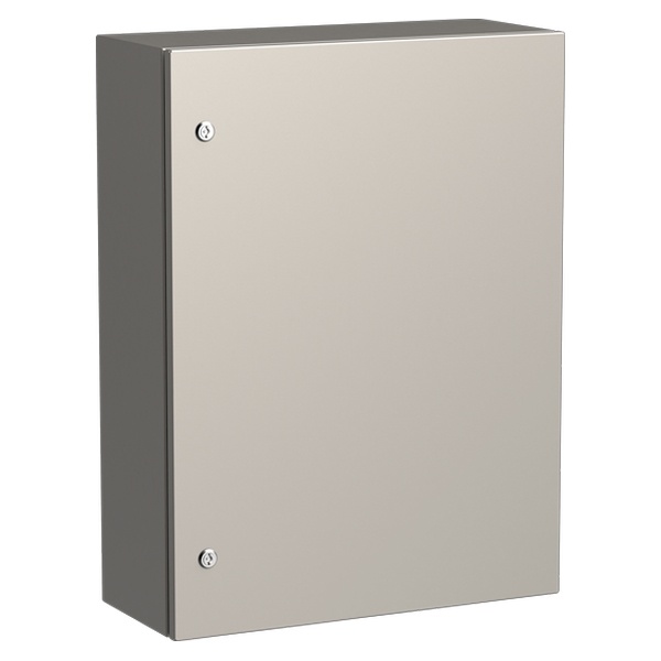 Щит из нержавеющей стали влагозащищенный ИЭК TITAN5 ЩМП 800х600х250мм с монтажной платой IP66