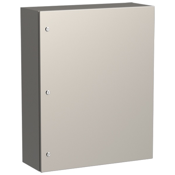 Щит из нержавеющей стали влагозащищенный ИЭК TITAN5 ЩМП 1000х800х300мм с монтажной платой IP66