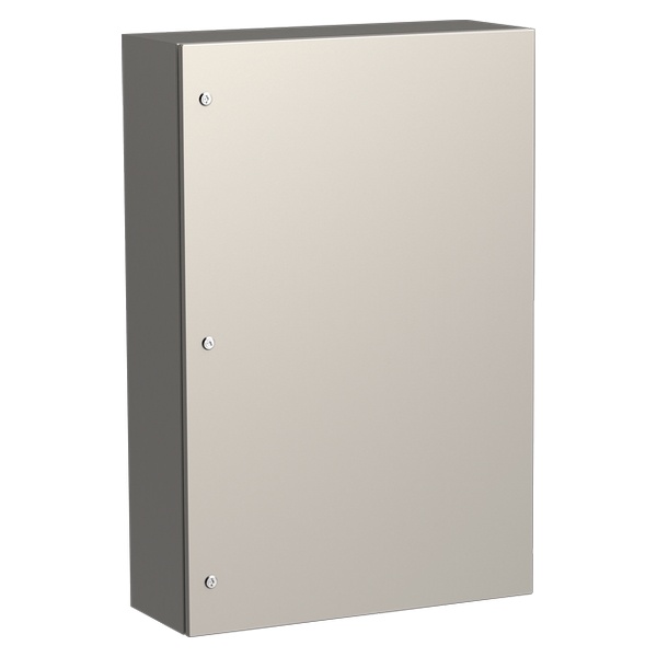 Щит из нержавеющей стали влагозащищенный ИЭК TITAN5 ЩМП 1200х800х300мм с монтажной платой IP66