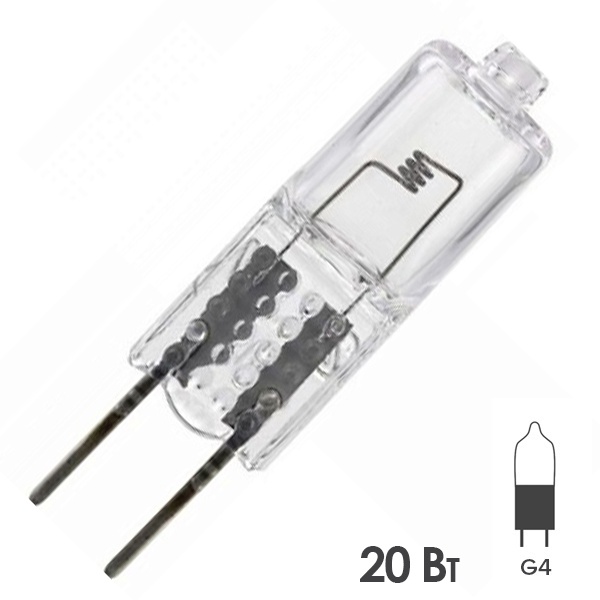 Лампа специальная галогенная Narva 55919 20W 12V G4