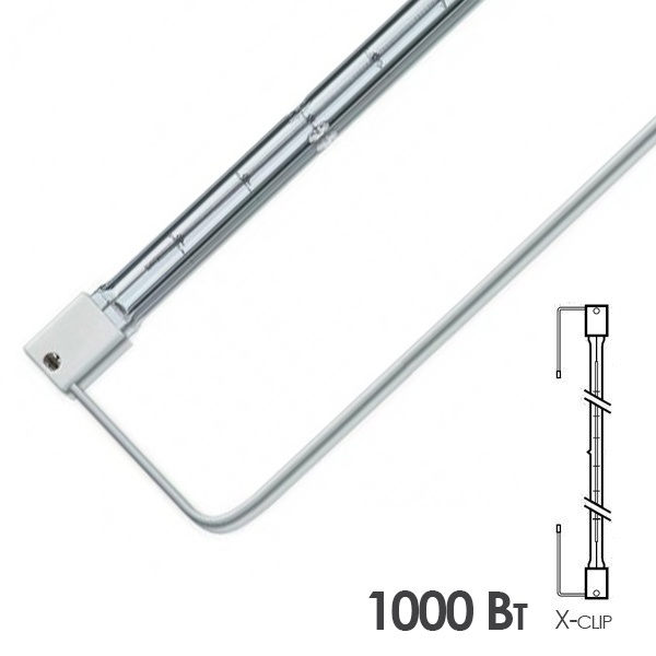 Лампа инфракрасная LightBest IRK 9079 1000W 235V X-clip GRU518