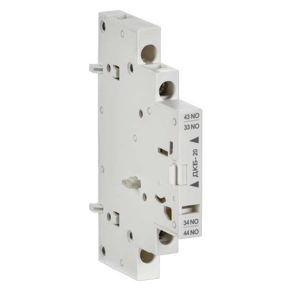 Контакт дополнительный боковой ИЭК ARMAT ДКБ-20 для GV2P 2НО