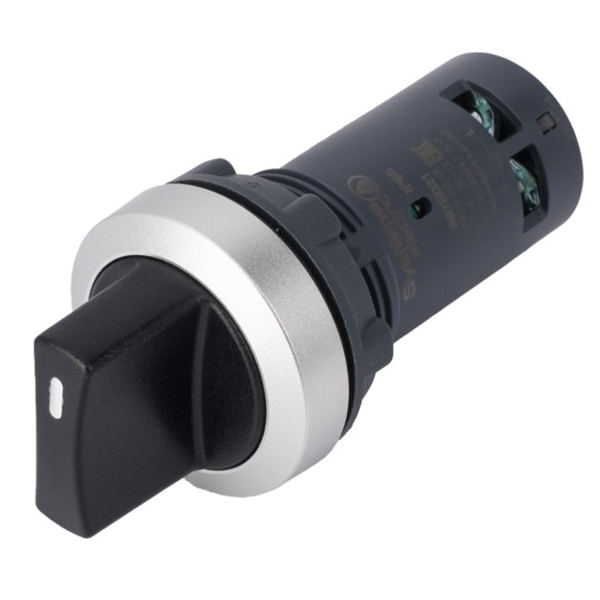 Переключатель SE SB7 моноблочный 22 мм 3 позиции с фиксацией 2НО IP65 металл