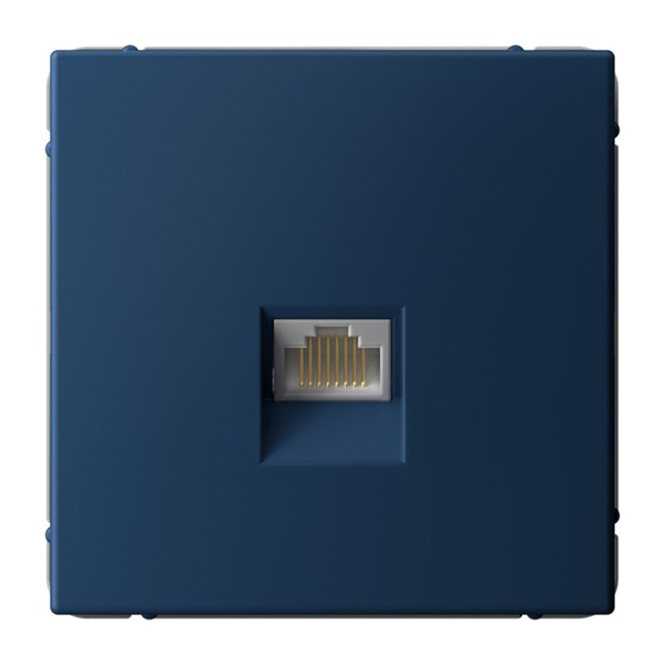 Розетка одинарная компьютерная RJ45 SE ArtGallery категория 5е аквамарин