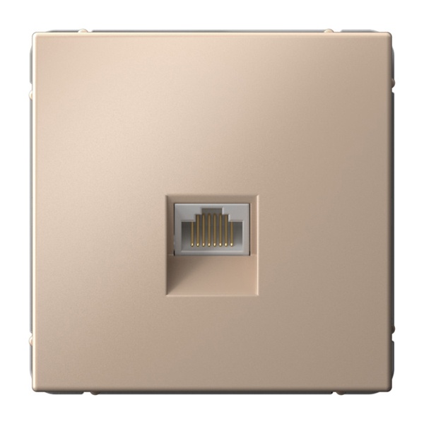 Розетка одинарная компьютерная RJ45 SE ArtGallery категория 5е песочный