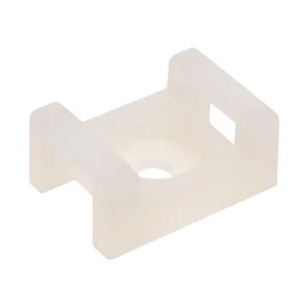 Площадка Rexant для крепления стяжки 22 х 16 мм, белая ПС-2 [упаковка 100 шт]