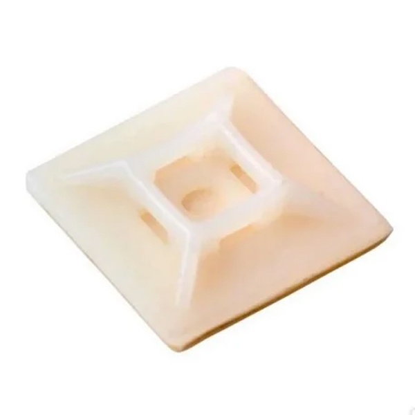 Площадка Rexant под винт самоклеящаяся 28 х 28 мм, белая [упаковка 100 шт]