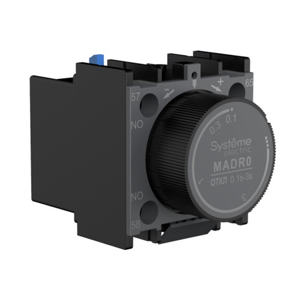 Дополнительные контактные блоки с выдержкой времени SE для MC1D на отключение 10-180с