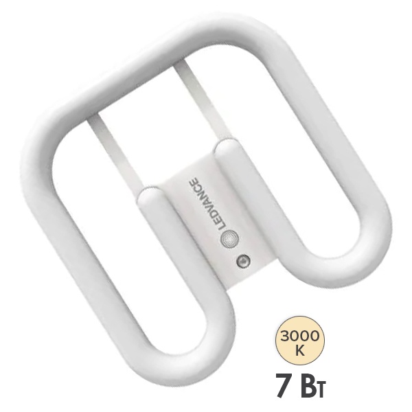 Лампа светодиодная бабочка Osram DULUX LED SQ16 EM & AC Mains V 7W 830 GR8 (ЭмПРА-220V)