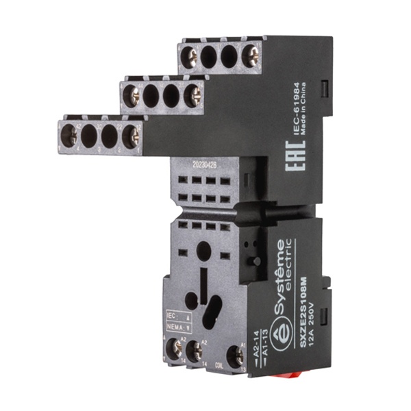 Розетка SE для реле SXM 2СО 12А с винтовым зажимом