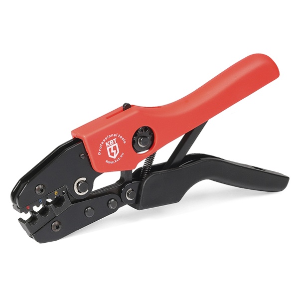 Пресс-клещи КВТ CTK-11 Профи Кримпер для опрессовки изолированных разъемов 0.5-6 мм2