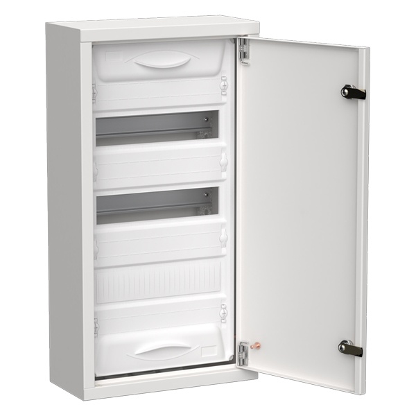 Корпус металлический навесной ИЭК TITAN 5 ЩРн-36 36(3х12) модулей одна дверь IP31 белый