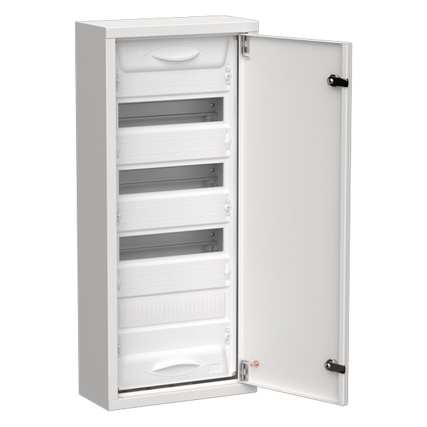 Корпус металлический навесной ИЭК TITAN 5 ЩРн-48 48(4х12) модулей одна дверь IP31 белый