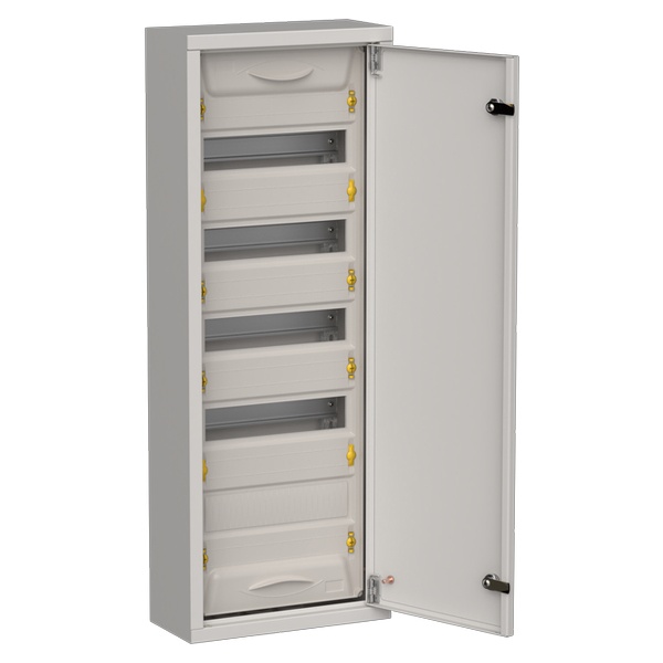 Корпус металлический навесной ИЭК TITAN 5 ЩРн-60 60(5х12) модулей одна дверь IP31 серый