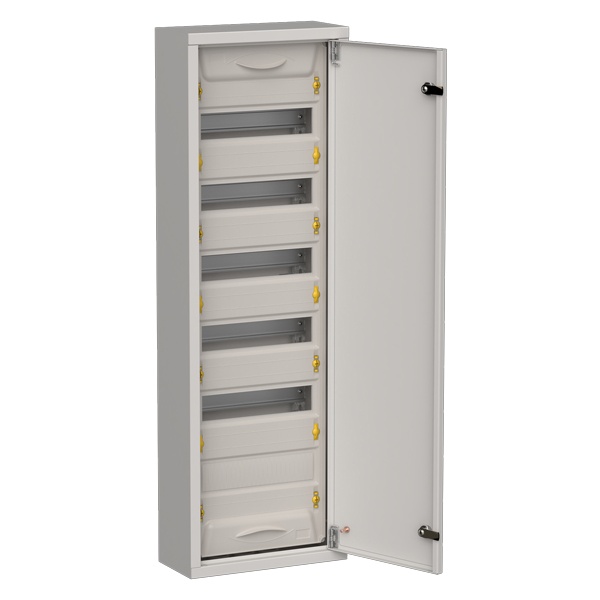 Корпус металлический навесной ИЭК TITAN 5 ЩРн-72 72(6х12) модуля одна дверь IP31 серый