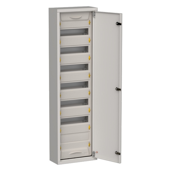 Корпус металлический навесной ИЭК TITAN 5 ЩРн-84 84(7х12) модуля одна дверь IP31 серый