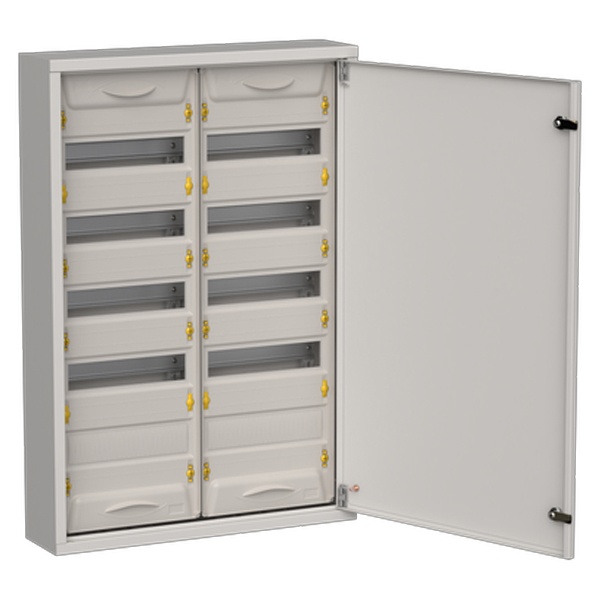 Корпус металлический навесной ИЭК TITAN 5 ЩРн-120 120(2х5х12) модулей одна дверь IP31 серый