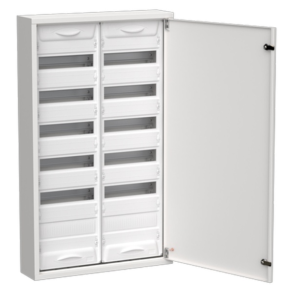 Корпус металлический навесной ИЭК TITAN 5 ЩРн-144 144(2х6х12) модуля одна дверь IP31 белый