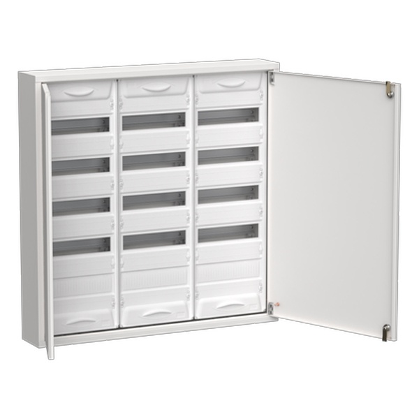 Корпус металлический навесной ИЭК TITAN 5 ЩРн-180 180(3х5х12) модулей две двери IP31 белый