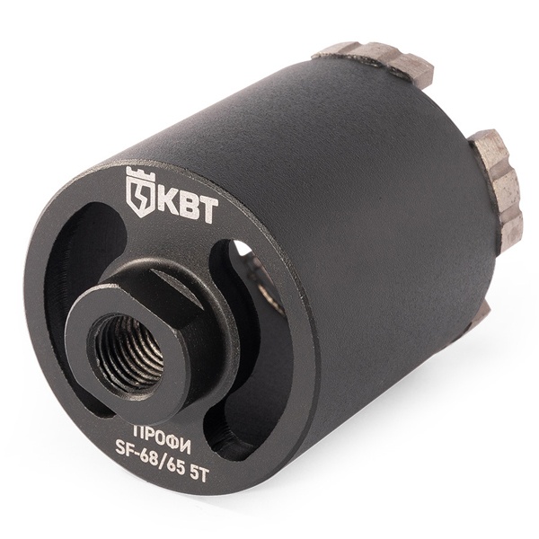 Коронка алмазная КВТ SF-68/65 5T Профи